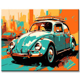 Paint by Numbers VW Beetle Painting